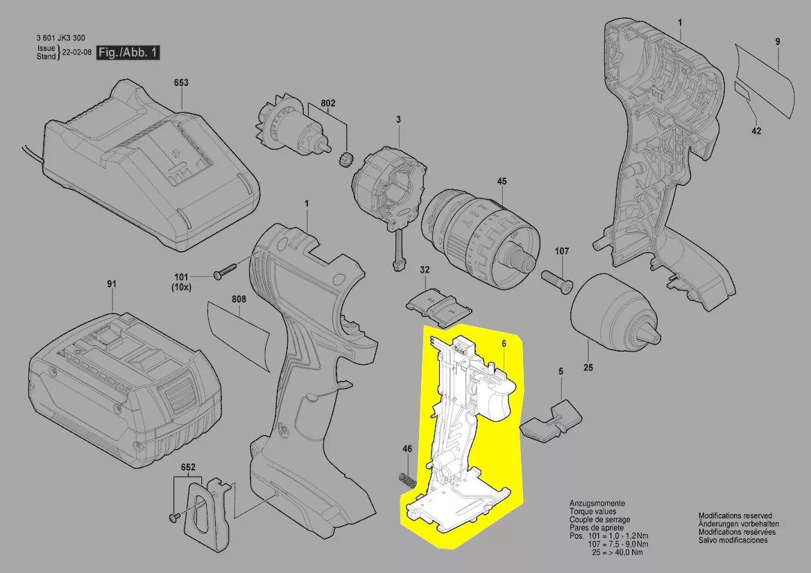 Module électronique réf. 2 607 202 513 Bosch